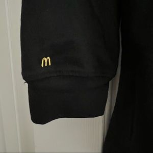 McDonald’s Vintage Crew Neck Long Sleeve T Shirt – Large, Black